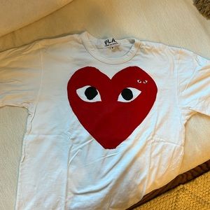 Comme De Garçons Play Big Red tshirt